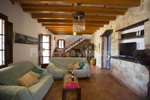 Finca Sareta Santa MargalidaWohnzimmer, Sofa