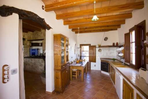 Finca Sareta Santa Margalida, Schlafzimmer, Einzelbett, Spiegel