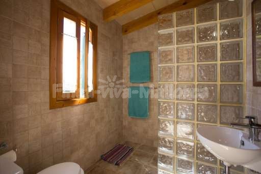Finca Sareta Santa Margalida, Badezimmer, Dusche