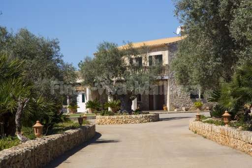 Finca Sareta Santa Margalida, Haus, Garten, Zufahrt