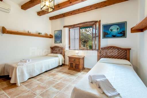 Finca Sergi Pollenca, Schlafzimmer, Einzelbett, Doppelzimmer