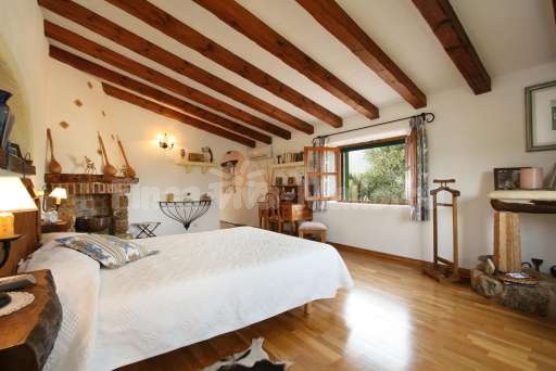 Finca Sergi Pollenca, Schlafzimmer, Doppelbett