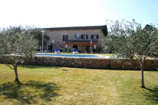 Finca Turell Buger, Pool, Haus, Garten, Sonnenliege