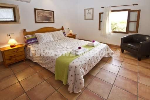 Finca Turell Buger, Schlafzimmer, Doppelbett