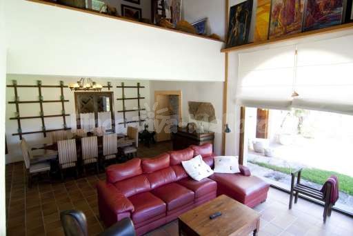 Finca Sabini Binisalem, Wohnzimmer, Esszimmer, Sofa, Esstisch