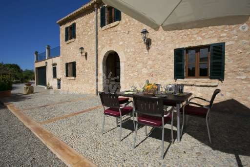 Finca Son Burguet, Haus, Terrasse, Esstisch
