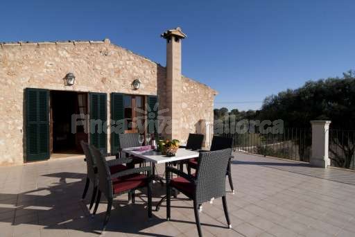 Finca Son Burguet, Terrasse, Esstisch