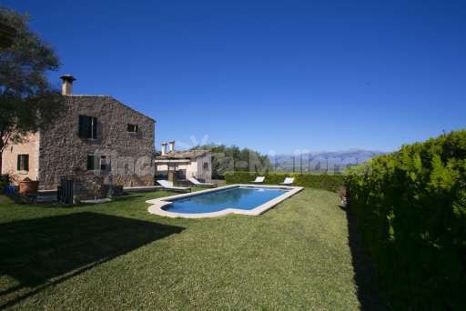 Finca Son Burguet, Haus, Pool, Garten, Ausblick
