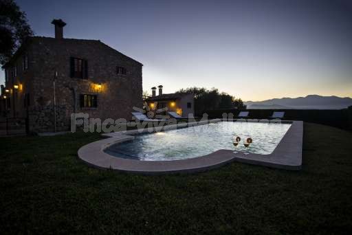 Finca Son Burguet, Haus, Pool, Garten, Ausblick