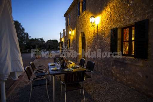 Finca Son Burguet, Terrasse, Esstisch