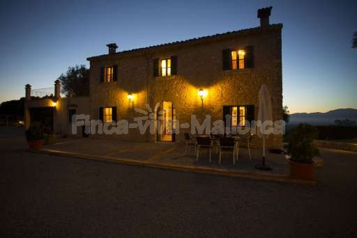 Finca Son Burguet, Terrasse, Haus, Esstisch