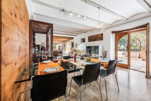 Villa Creveta Pollenca, Esszimmer, Esstisch, Essbereich, Wohnzimmer