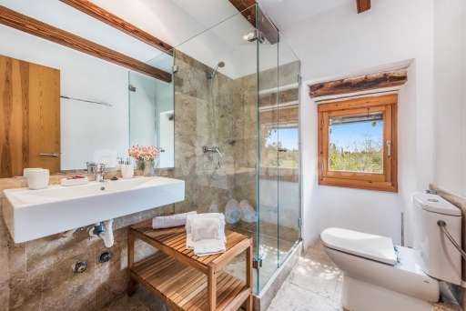 Villa Creveta Pollenca, Badezimmer, Dusche