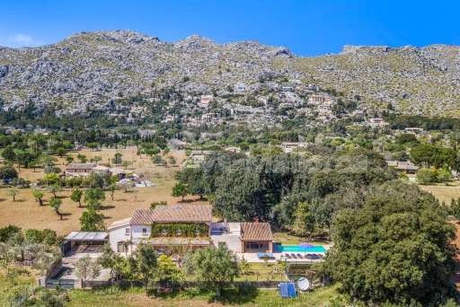 Villa Creveta Pollenca, Haus, Pool, Aussicht, Weitsicht, Berge