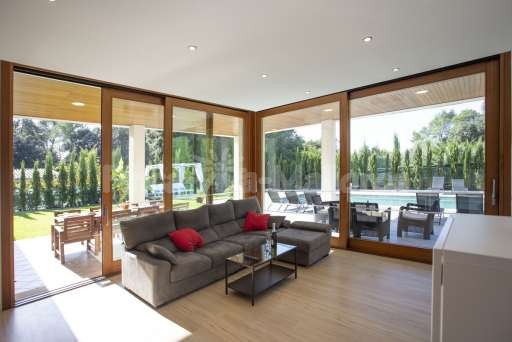 Villa Sontura Sa Pobla, Wohnzimmer, Sofa