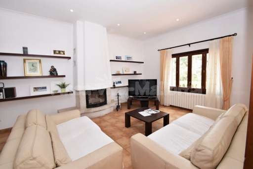 Villa Viva Cala Santanyi, Wohnzimmer, Sofa, TV